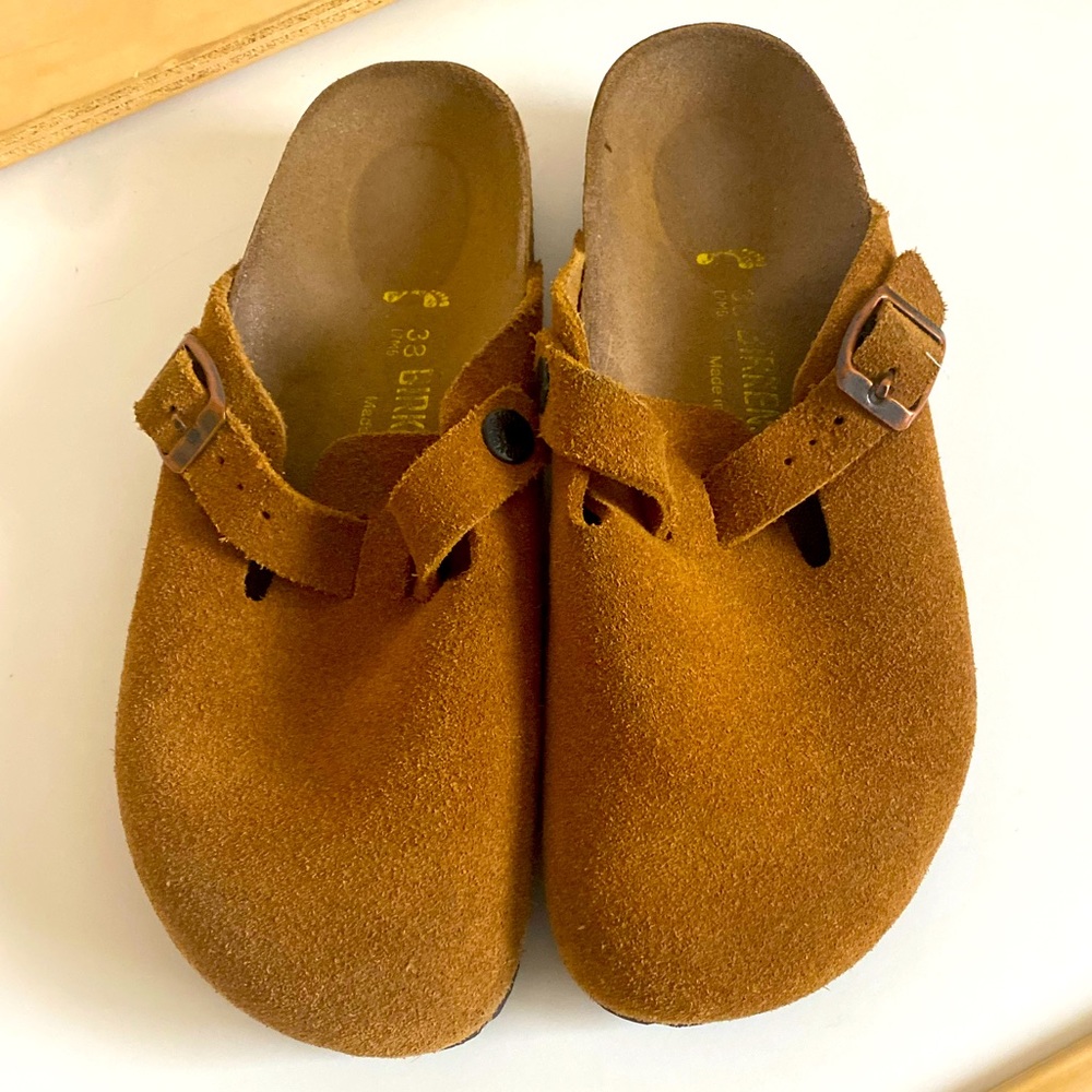 Birkenstock Boston Suede Mule
